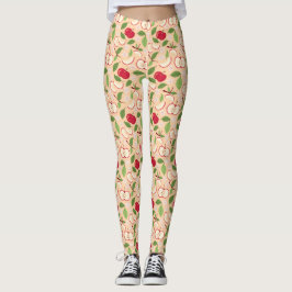 Collectie voor het mandje voor fruit - appels leggings