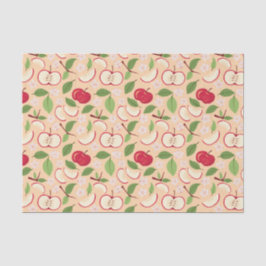 Collectie voor het mandje voor fruit - appels tissuepapier