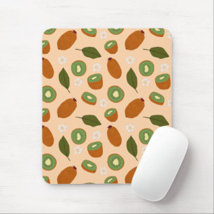 Collectie voor het mandje voor fruit - Kiwi Muismat