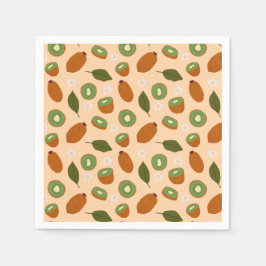 Collectie voor het mandje voor fruit - Kiwi Servet