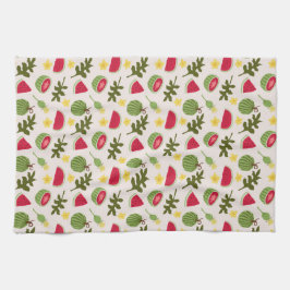 Collectie voor het mandje voor fruit - Watermeloen Theedoek