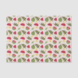 Collectie voor het mandje voor fruit - Watermeloen Tissuepapier