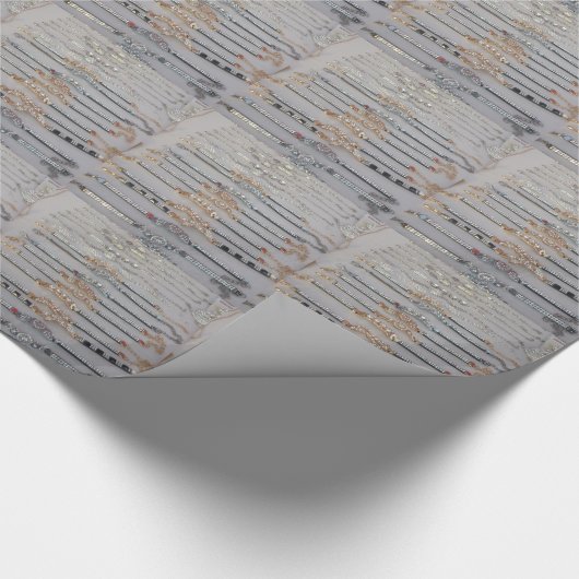 Collectie voor het ontwerp van het liefdadig Diami Cadeaupapier (Hoek)