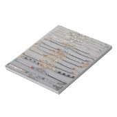 Collectie voor het ontwerp van het liefdadig Diami Notitieblok (Linkerzijde)