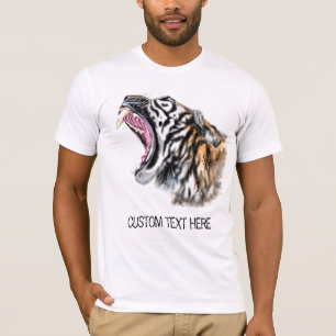 Collectie voor het trekken van dieren Grote tijger T-shirt