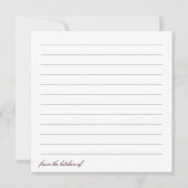 Collectie voor Kaart op basis van gezoet recept (Achterkant)