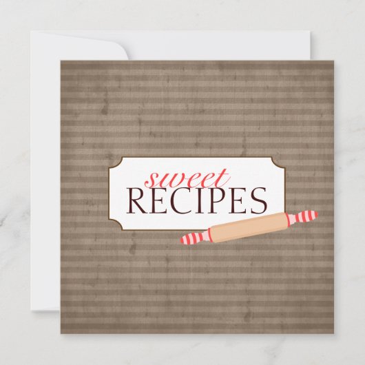 Collectie voor Kaart op basis van gezoet recept (Voorkant)