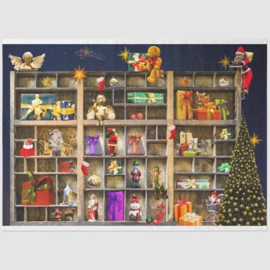 Collectie voor kerstdecor-losbladerpapier tissuepapier (Voorkant)