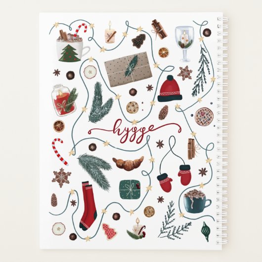Collectie voor kerstmis planner (Achterkant)