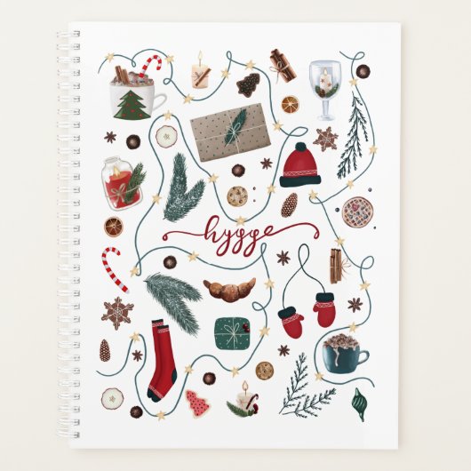 Collectie voor kerstmis planner (Voorkant)