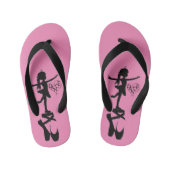 Collectie voor kinderuitdrukking Meisjes Teenslipp Kinder Teenslippers (Voetbed)