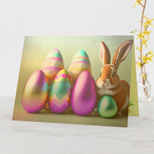 Collectie voor kleine paasbundels en eieren kaart (Gele Bloem)