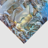 Collectie voor moderne winterkunst Tissuepapier (Detail)