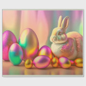 Collectie voor paasbunkereieren cadeaupapier (Vlak)