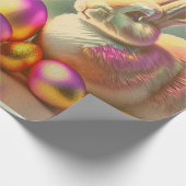 Collectie voor paasbunkereieren cadeaupapier (Hoek)