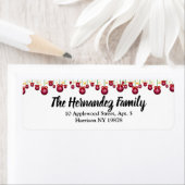 Collectie voor pretkerdecoratie etiket (Insitu)