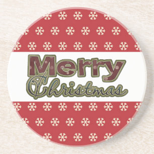 Collectie voor prettig kerstOnderzetter Zandsteen Onderzetter