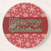 Collectie voor prettig kerstOnderzetter Zandsteen Onderzetter (Voorkant)