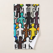 Collectie voor rassengelijkheid bad handdoek (Handdoek)