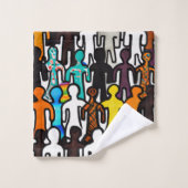 Collectie voor rassengelijkheid bad handdoek (Wasdoekje)