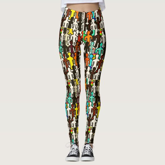Collectie voor rassengelijkheid leggings (Voorkant)