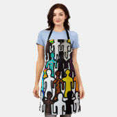 Collectie voor rassengelijkheid schort (Gedragen)