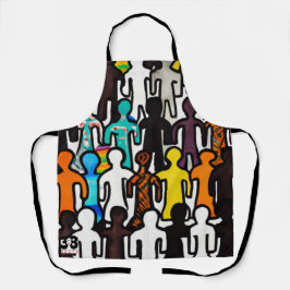 Collectie voor rassengelijkheid schort