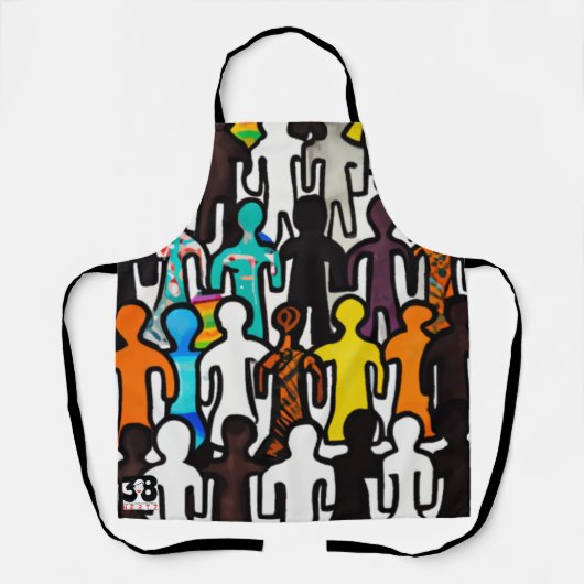 Collectie voor rassengelijkheid schort (Voorkant)