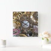 collectie voor sieraden vierkante klok (Huis)