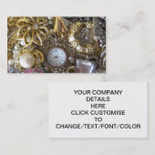 collectie voor sieraden visitekaartje (Voorkant / Achterkant)