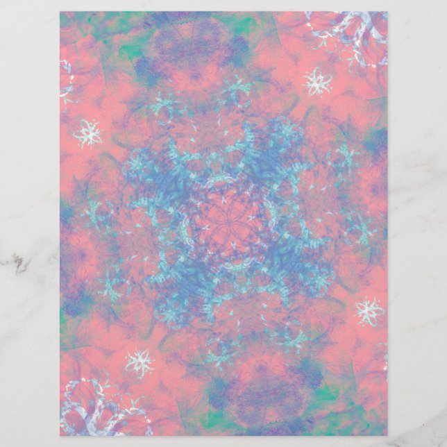 Collectie voor Tropische Snowflake Collage Papers  (Voorkant)