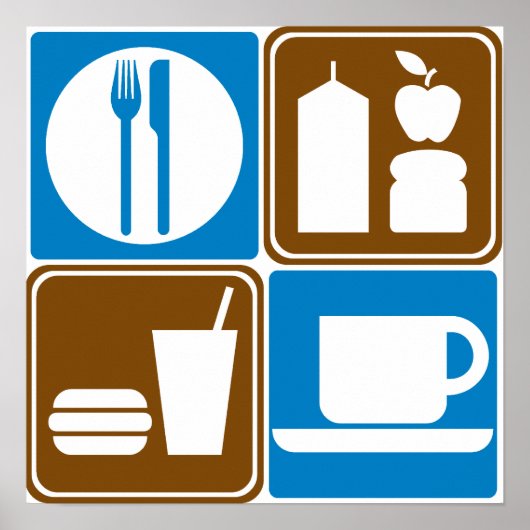 Collectie voor voedseldiensten poster (Voorkant)