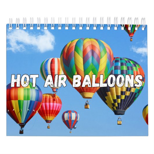 Collectie voor warme luchtballonnen kalender (Hoes)