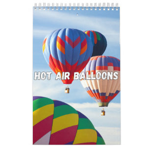 Collectie voor warme luchtballonnen kalender