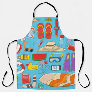 Collectie voor zomertijd schort