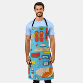 Collectie voor zomertijd schort (Gedragen)
