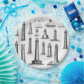  Collectie vuurtoren Papieren Bordje (Feest)