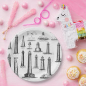  Collectie vuurtoren Papieren Bordje (Feest)