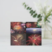 Collectie vuurwerk briefkaart (Staand voorkant)
