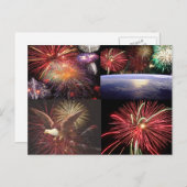 Collectie vuurwerk briefkaart (Voorkant / Achterkant)