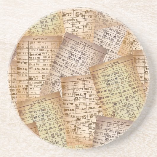 Collectie  wisselaarkaart zandsteen onderzetter (Voorkant)