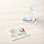 Collectie Zanddollars aan zee Kartonnen Onderzetters (Insitu)