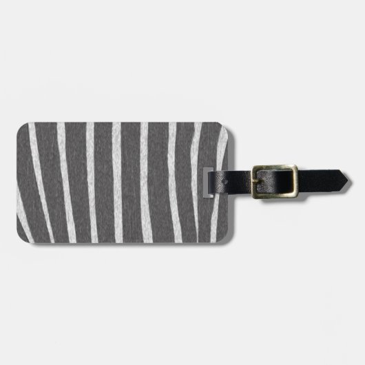 Collectie zebra riem bagagelabel (Voorkant horizontaal)