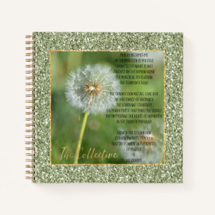 Collectief gedicht (geschreven door mij) notitieboek