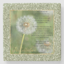 Collectief gedicht (geschreven door mij)    stenen onderzetter