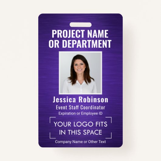 Collectief Logo ID QR Barcode van identiteitskaart Badge (Voorkant)