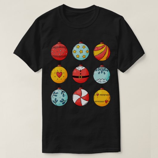 Collecties voor kerstbal Ornament T-shirt (Design voorkant)