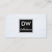 Collecties voor ontwerper | Witte textuur Visitekaartje (Voorkant)