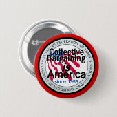 Collectieve onderhandelingsButton Ronde Button 5,7 Cm (Voorkant /achterkant)
