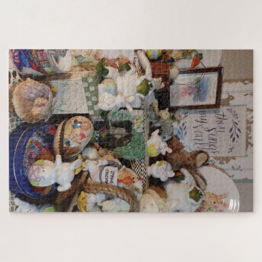 Collectieve paaspuzzle legpuzzel (Horizontaal)